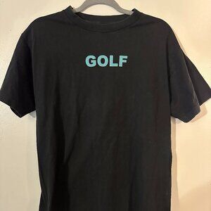 GOLF WANG Glitter Logo Tee Black M